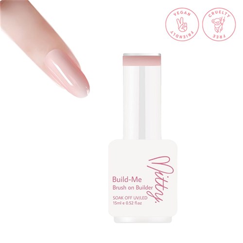 Build-Me Brush On Builder Gel- French Romance